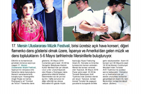 17. Mersin Uluslararası Müzik Festivali