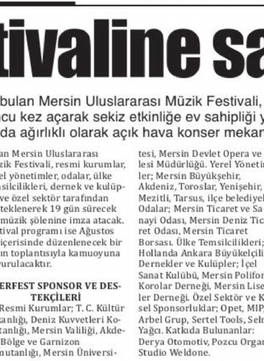 19. Mersin Uluslararası Müzik Festivali