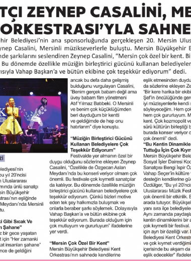 20. Mersin Uluslararası Müzik Festivali